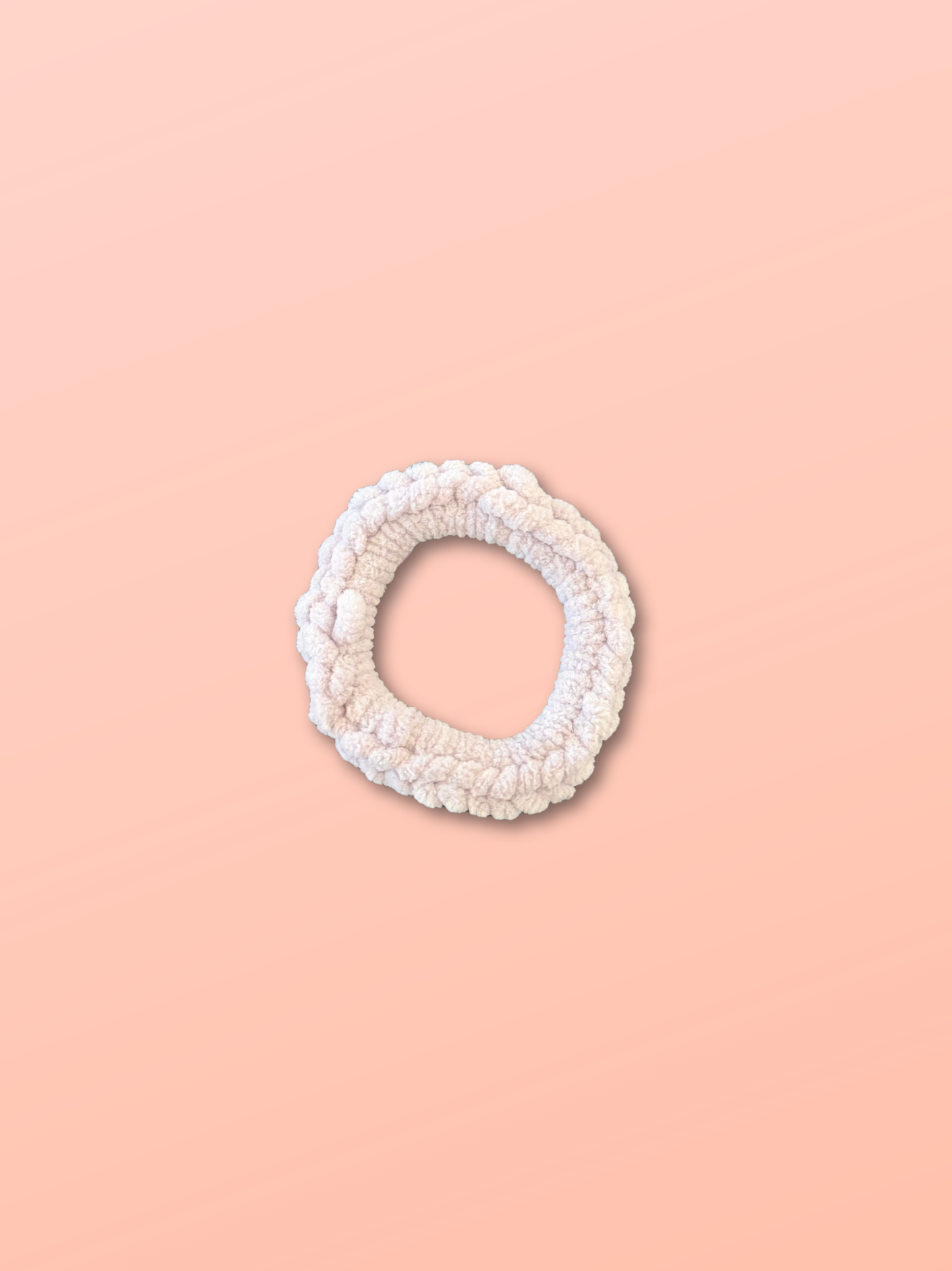 🪩 Scrunchie Francie Violet Gris - Small