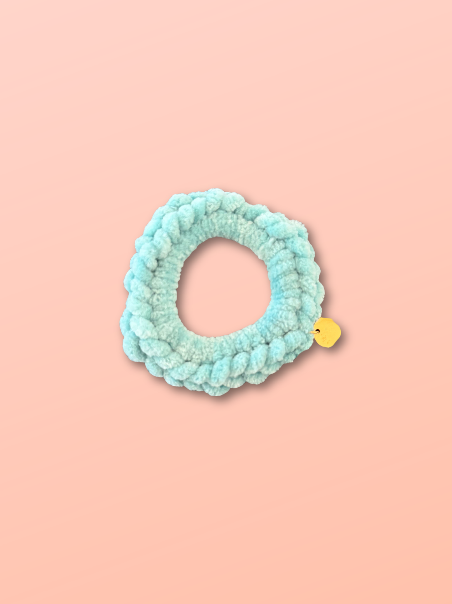 🪩 Scrunchie Francie Vert Aqua - Small