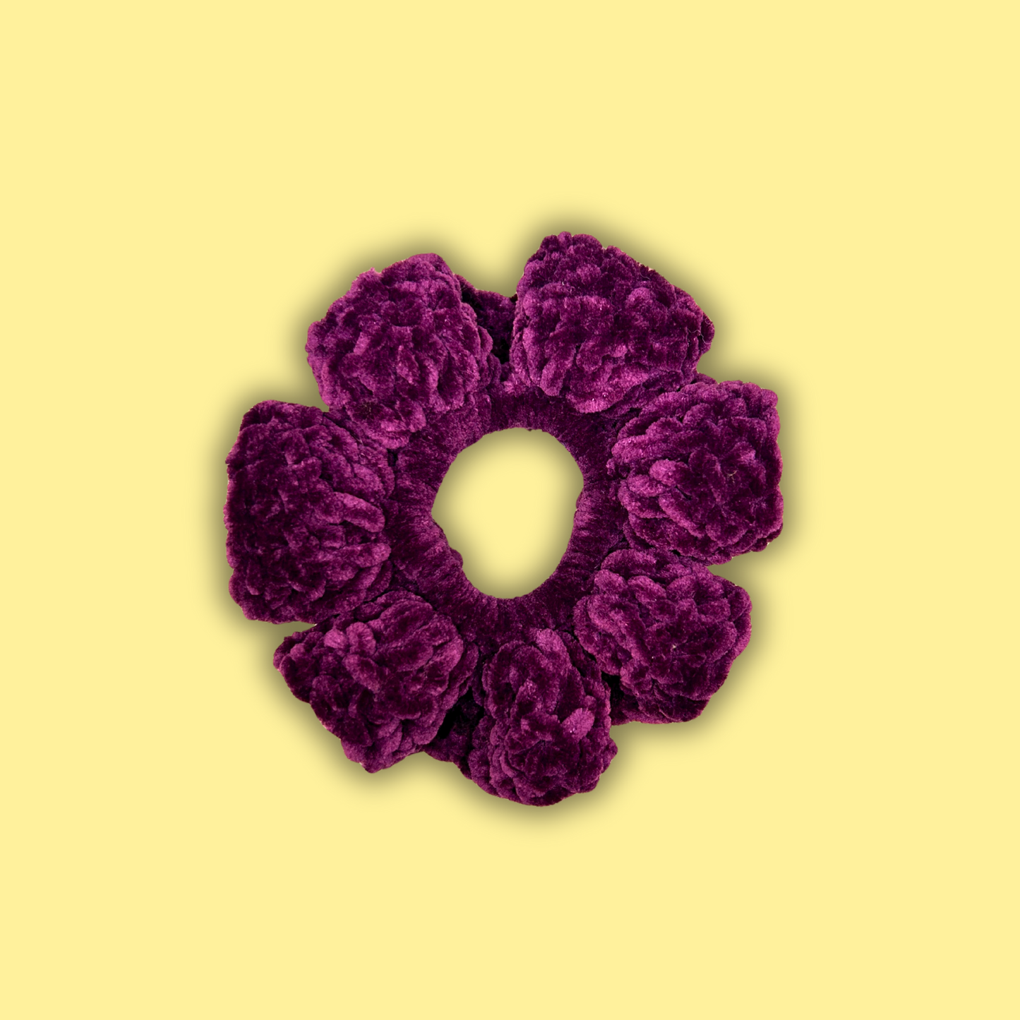 Gros scrunchie - Bordeaux