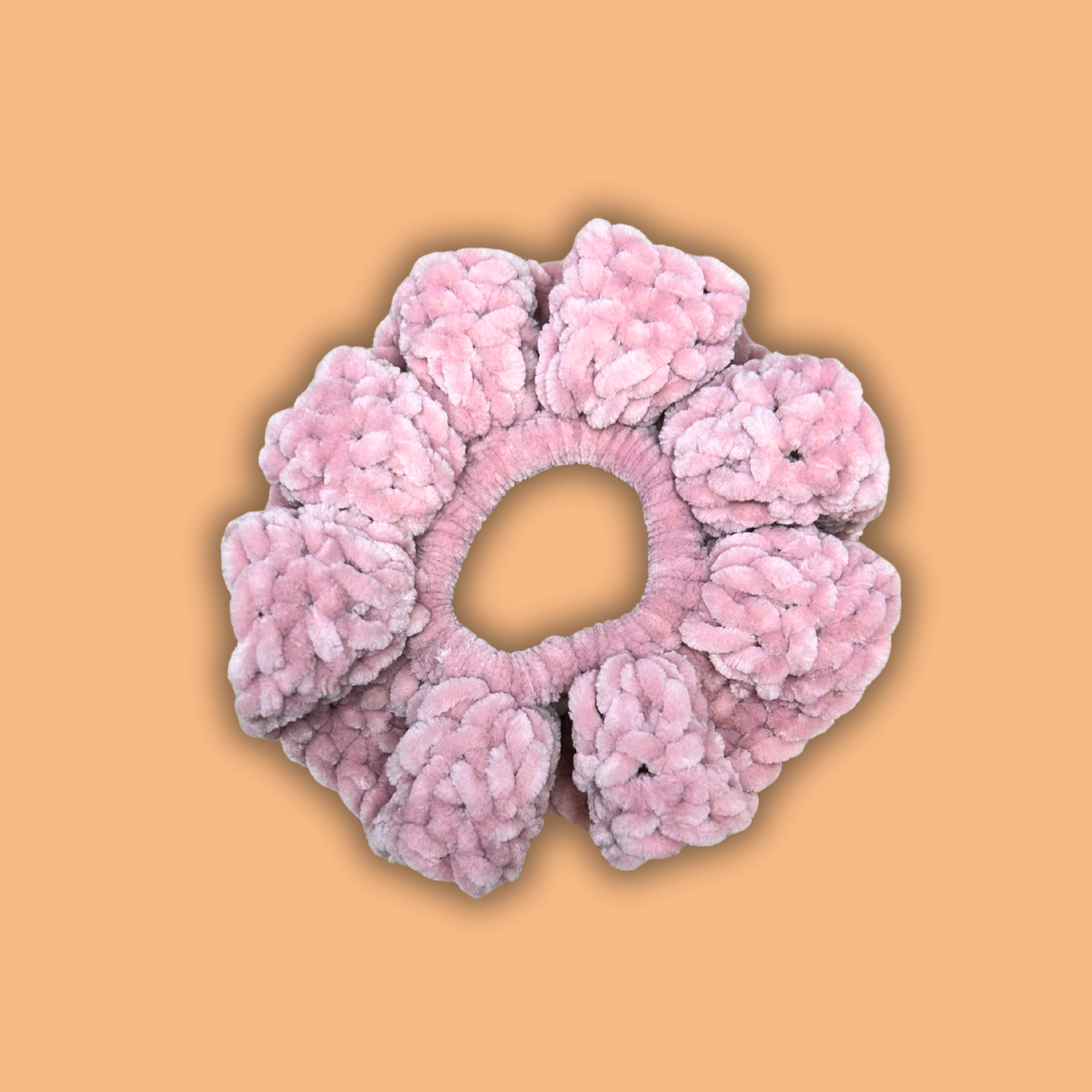 Gros scrunchie - Vieux rose