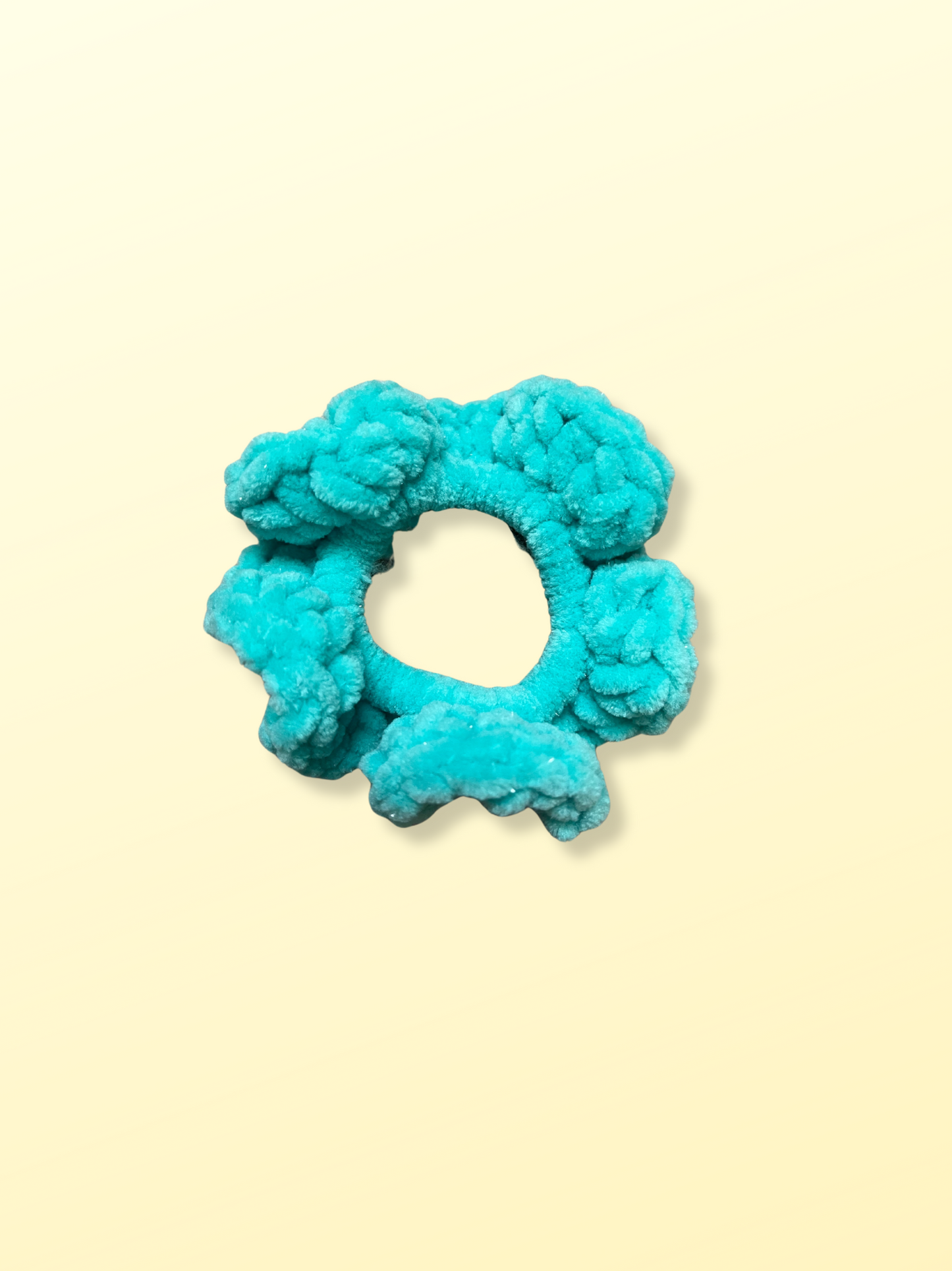 🪩 Scrunchie Francie Vert d’eau Pailleté - Medium