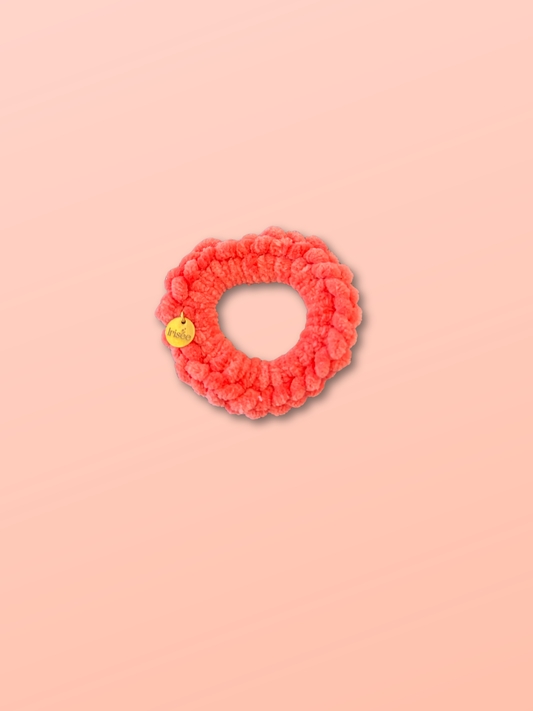 🪩 Scrunchie Francie Corail - Small