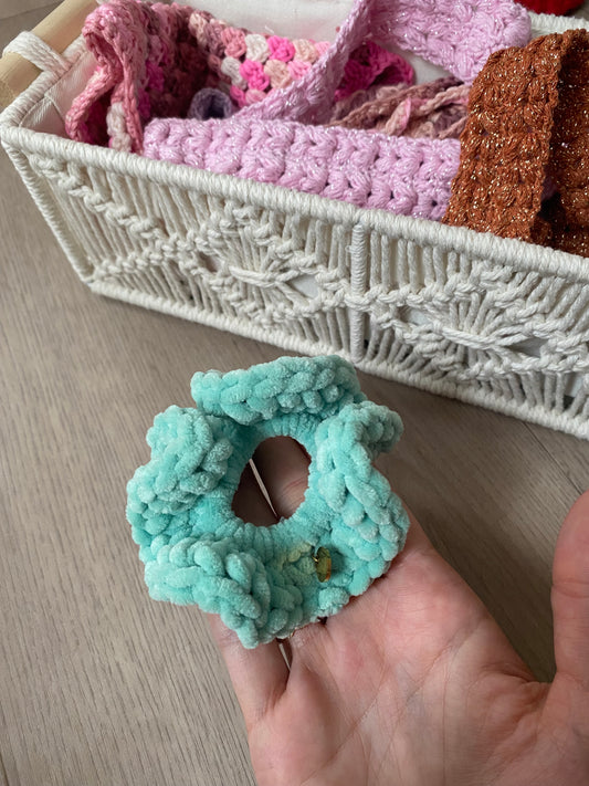 Scrunchie Francie Menthe - Medium