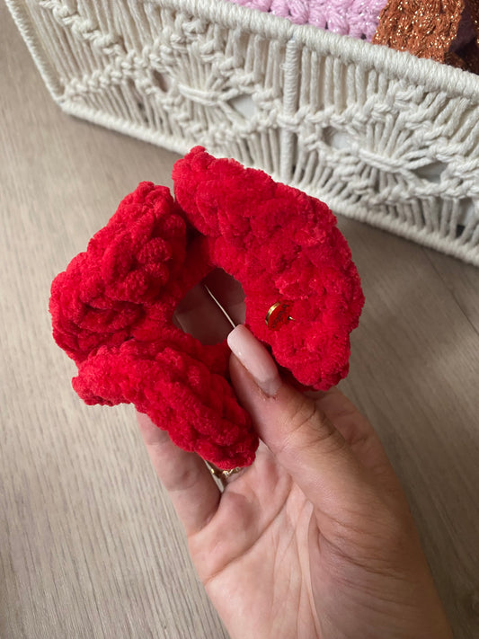 Scrunchie Francie Rouge - Medium