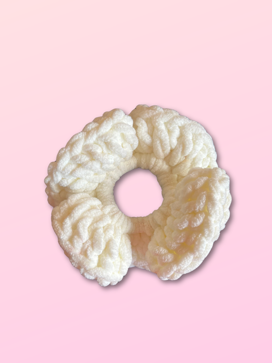 🪩 Scrunchie Francie Blanc cassé - Large
