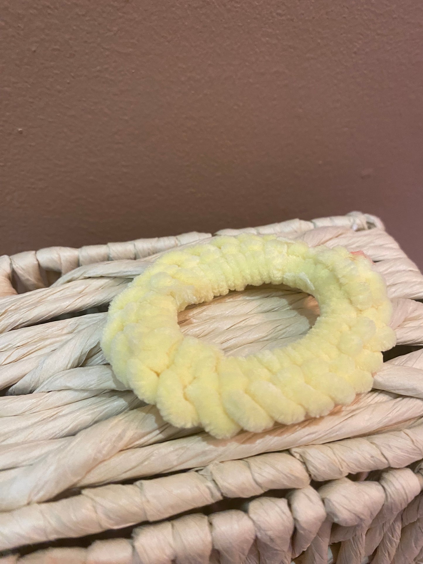 Scrunchie Francie Jaune - Small