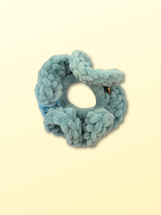 🪩 Scrunchie Francie Vert aqua - Medium
