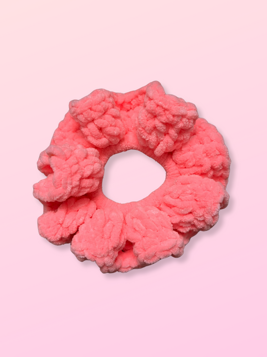 🪩 Scrunchie Francie Rose Fluo - Large