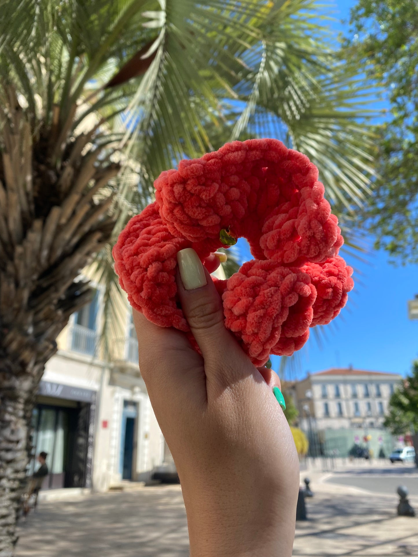 Scrunchie Francie Orange - Large