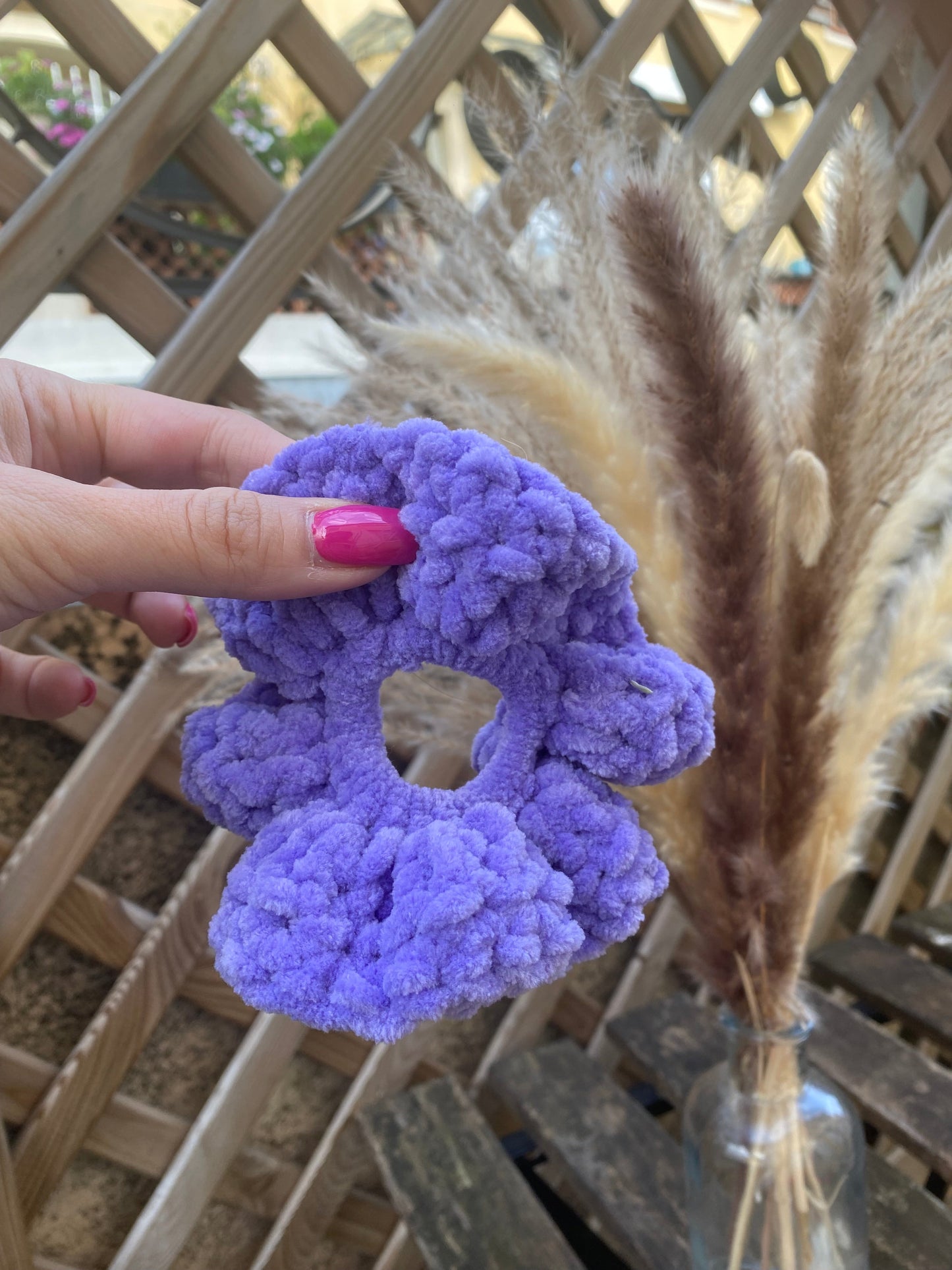 Scrunchie Francie Lilas - Large