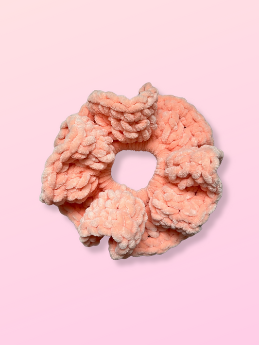 🪩 Scrunchie Francie Pêche - Large
