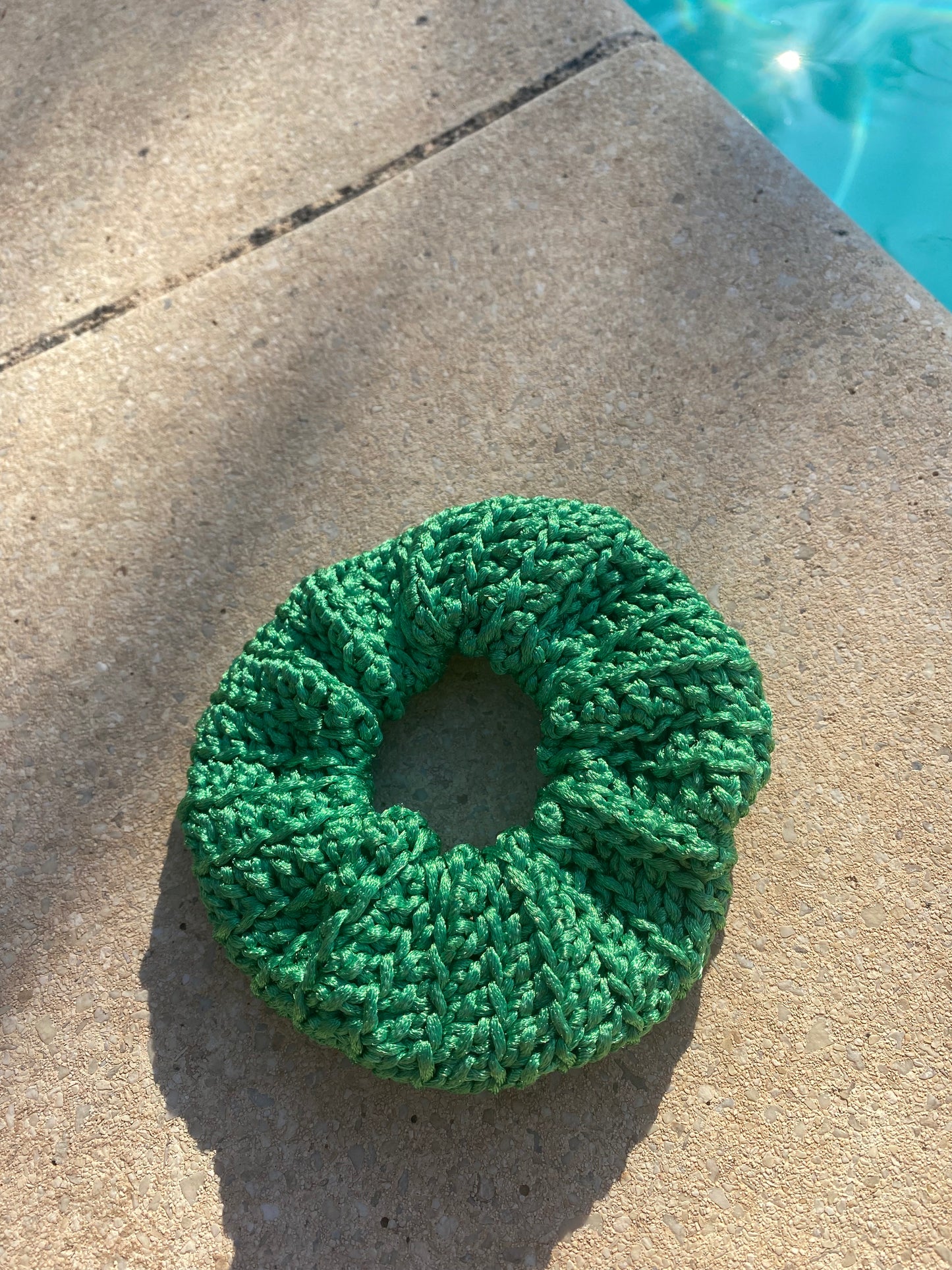 Scrunchie Soleïa 🧜🏽‍♀️ Vert fluo