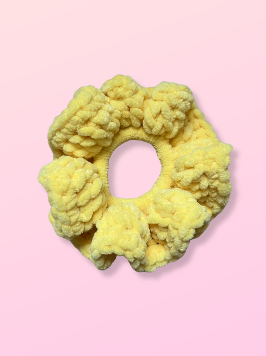 🪩 Scrunchie Francie Jaune - Large