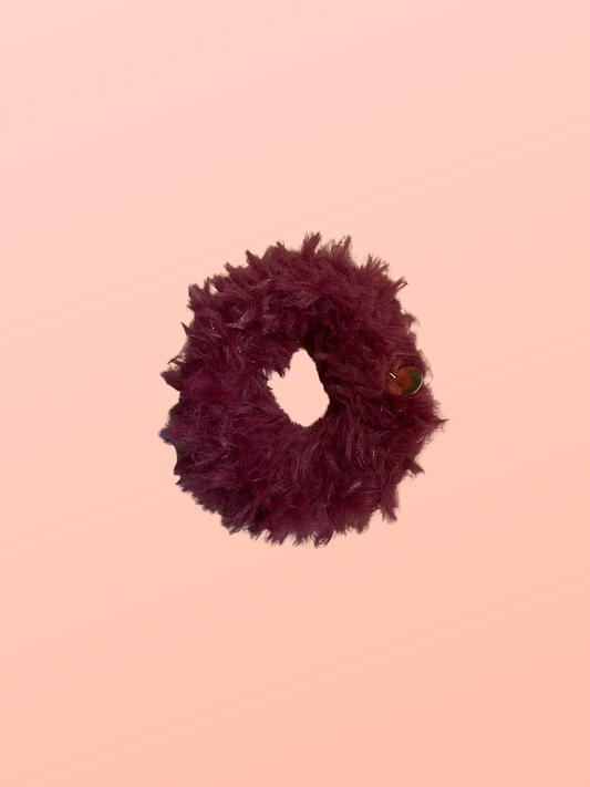 Scrunchie Bianca Bordeaux