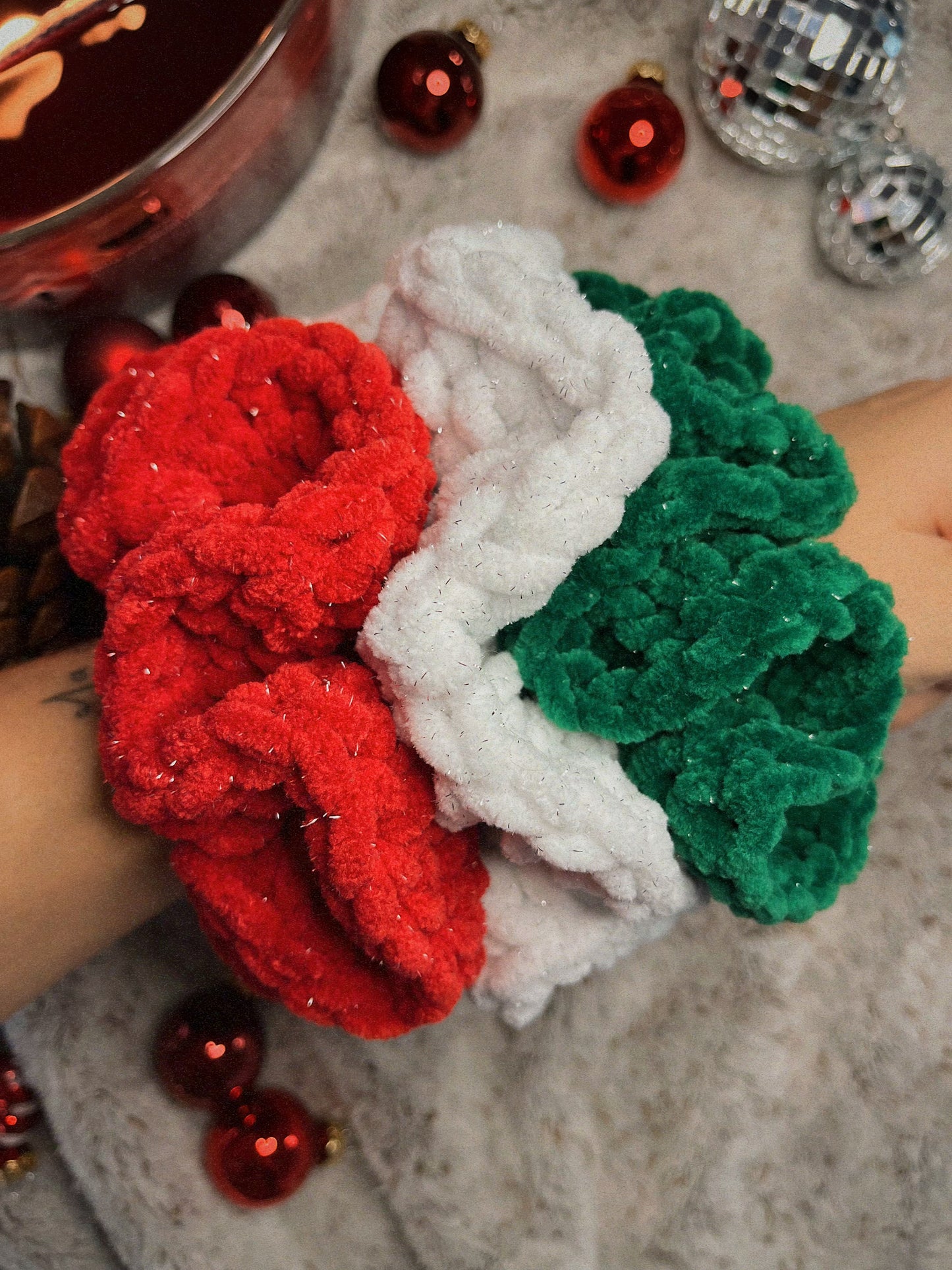 Box de 3 chouchous de Noël