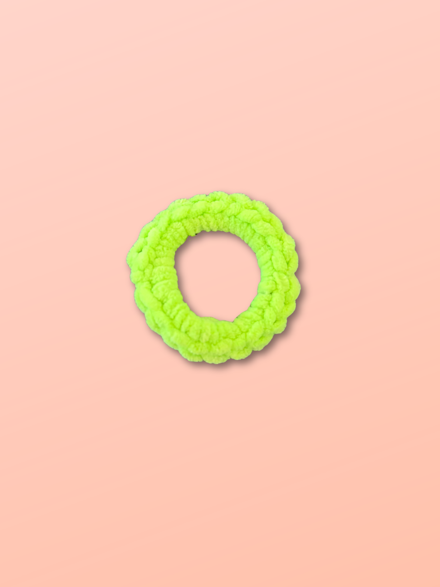 🪩 Scrunchie Francie Vert fluo - Small