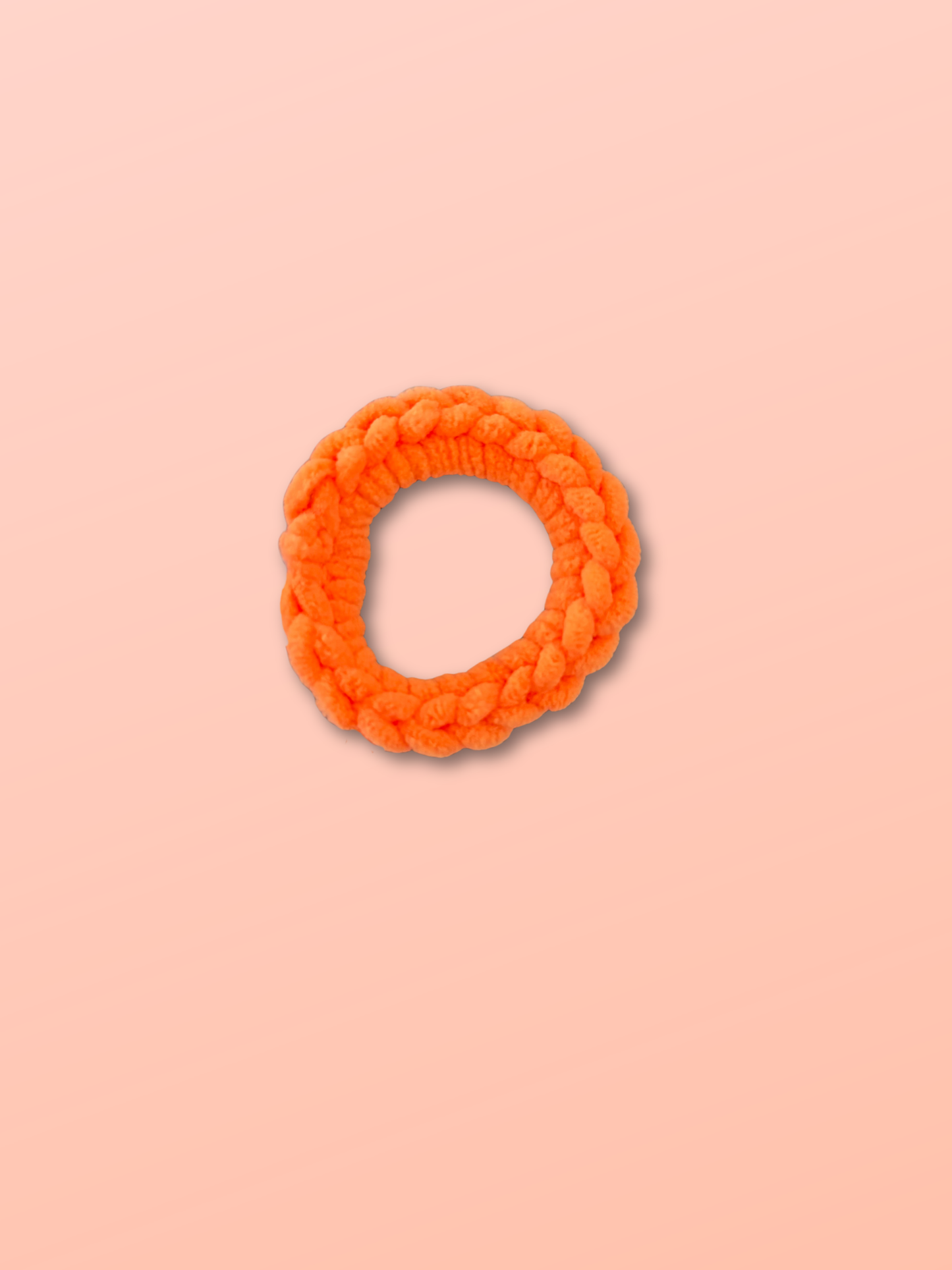 🪩 Scrunchie Francie Orange fluo - Small