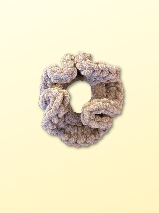 🪩 Scrunchie Francie Taupe - Medium