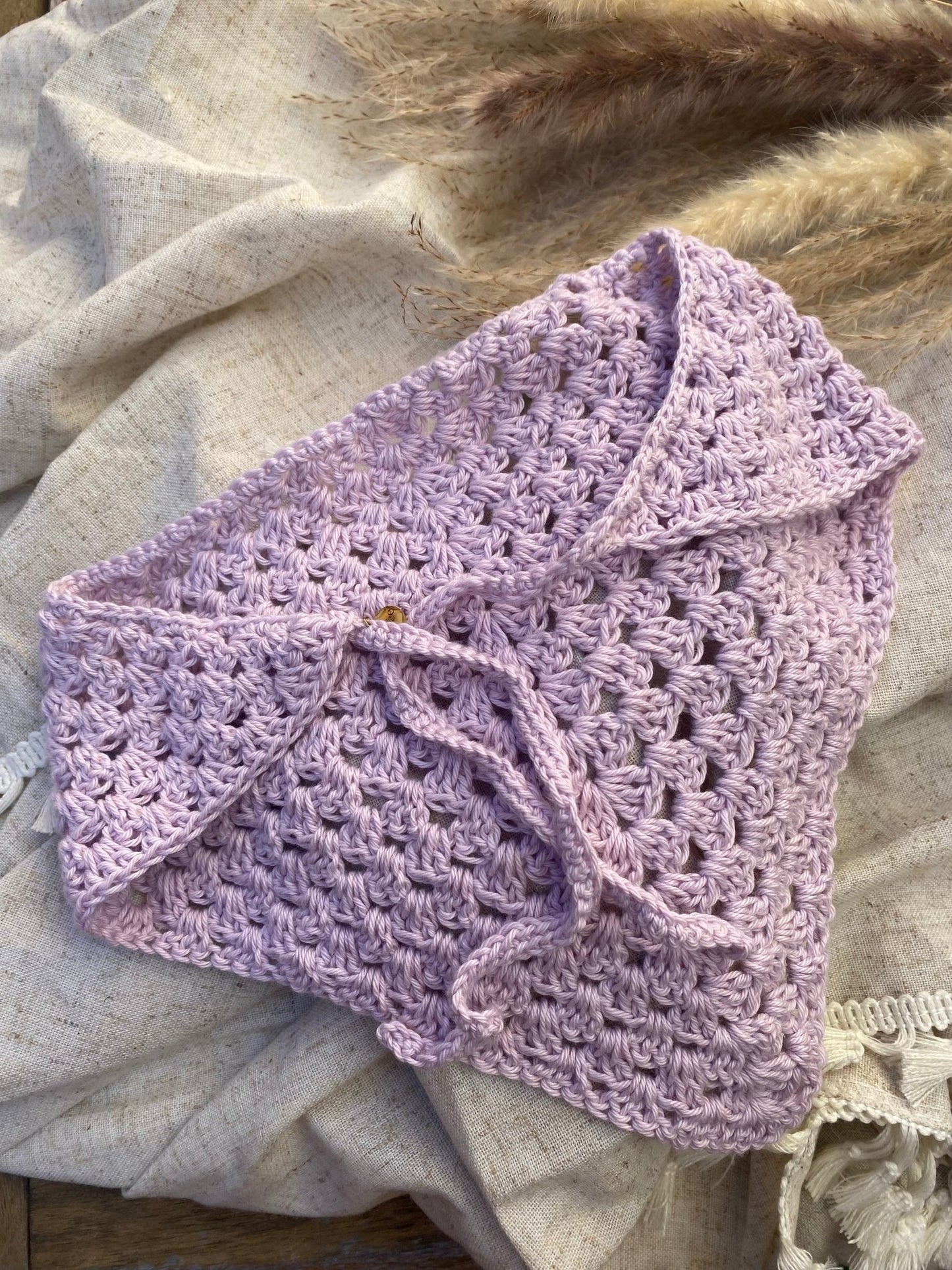 Bandana Sasha Lilas - Coton 🐚 - 