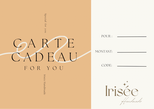 Carte cadeau - Irisée Handmade✨ - 